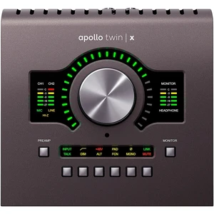 Universal Audio Apollo Twin X QUAD Heritage Edition - 10x6 Thunderbolt Audio Interface with UAD DSP Universal Audio Apollo Twin X QUAD Heritage Edition - 10x6 Thunderbolt Audio Interface with UAD DSP