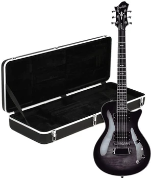 Hagstrom Ultra Swede Electric Guitar Black Burst, Gator GC-ELECTRIC-A Case Bundle Hagstrom Ultra Swede Electric Guitar Black Burst, Gator GC-ELECTRIC-A Case Bundle