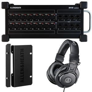 Allen & Heath AB168, AT ATHM30X Headphones, AB168-RK10 Mount Bundle Allen & Heath AB168, AT ATHM30X Headphones, AB168-RK10 Mount Bundle