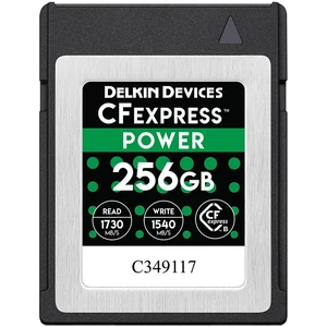 Delkin Devices 256GB CFexpress POWER Memory Card Delkin Devices 256GB CFexpress POWER Memory Card