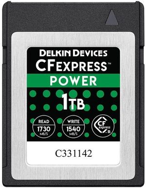 Delkin Devices 1TB CFexpress POWER Memory Card Delkin Devices 1TB CFexpress POWER Memory Card