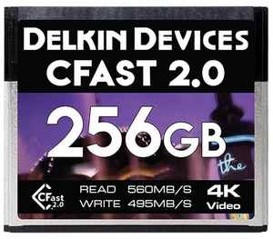 Delkin Devices 256GB Cinema CFast 2.0 Memory Card Delkin Devices 256GB Cinema CFast 2.0 Memory Card