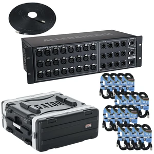 Allen & Heath AR2412 Remote Stage Rack + (16) XLR Cables + Gator Cases GR4L + GLS Audio 100ft Mic Mic Cables Allen & Heath AR2412 Remote Stage Rack + (16) XLR Cables + Gator Cases GR4L + GLS Audio 100ft Mic Mic Cables