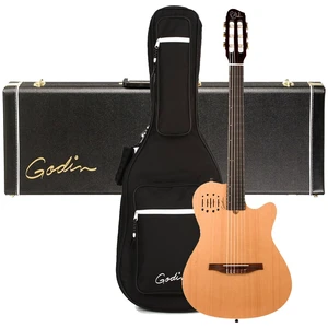 Godin MultiAc Nylon Encore Natural Semi-gloss (035045), Godin V1095 MultiAc Case Bundle Godin MultiAc Nylon Encore Natural Semi-gloss (035045), Godin V1095 MultiAc Case Bundle