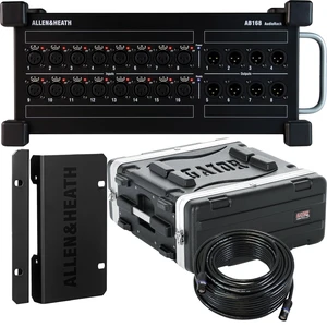 Allen & Heath AB168, AB168 RK10 Mount, Gator GR-4L, GLS Audio 100-Feet Ethercon Cable Bundle Allen & Heath AB168, AB168 RK10 Mount, Gator GR-4L, GLS Audio 100-Feet Ethercon Cable Bundle