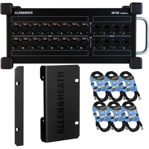 Allen & Heath AB168, AB168 Rack Mount Kit, (6) XLR Cables Bundle Allen & Heath AB168, AB168 Rack Mount Kit, (6) XLR Cables Bundle