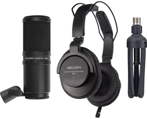 Zoom ZDM-1 Podcast Mic Pack with Headphones, Windscreen, XLR, and Tabletop Stand Zoom ZDM-1 Podcast Mic Pack with Headphones, Windscreen, XLR, and Tabletop Stand