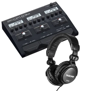 Zoom G3n Multi-Effects Processor, Tascam TH02 Headphones Bundle Zoom G3n Multi-Effects Processor, Tascam TH02 Headphones Bundle