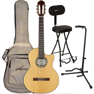 Kremona Verea Cutaway AC Nylon w/ Gig Bag, Gator GFW-GTR-1000 Stand, Gator GFW-GTR-SEAT Bundle Kremona Verea Cutaway AC Nylon w/ Gig Bag, Gator GFW-GTR-1000 Stand, Gator GFW-GTR-SEAT Bundle