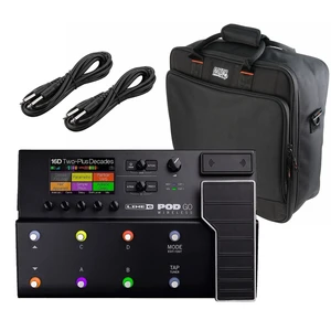 Line 6 POD Go Wireless Multi-Effects, Gator G-MIX-B 1515 Bag, (2) 1/4 Cables Bundle Line 6 POD Go Wireless Multi-Effects, Gator G-MIX-B 1515 Bag, (2) 1/4 Cables Bundle