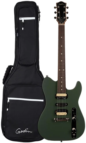 Godin (050406) Radium Electric Guitar - Matte Green Godin (050406) Radium Electric Guitar - Matte Green