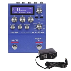 Boss SY-200 Guitar Synthesizer Pedal, 9V Power Adapter Bundle Boss SY-200 Guitar Synthesizer Pedal, 9V Power Adapter Bundle