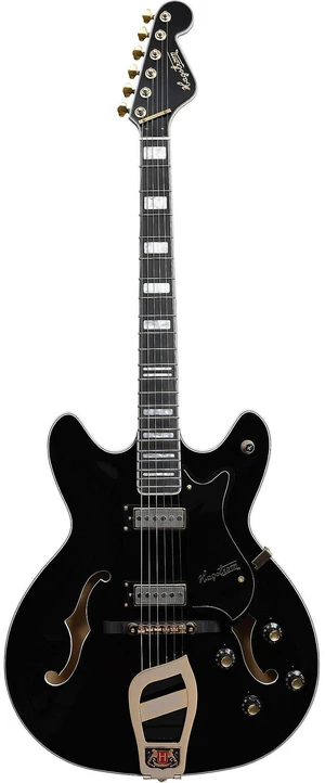 Hagstrom '67 Viking II Hollowbody Electric Guitar - Black Gloss Hagstrom '67 Viking II Hollowbody Electric Guitar - Black Gloss