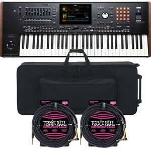 Korg Pa5X-61 61-Key Workstation, Gator GK-61 Case, (2) ErnieBall 1/4 Cables Bundle Korg Pa5X-61 61-Key Workstation, Gator GK-61 Case, (2) ErnieBall 1/4 Cables Bundle