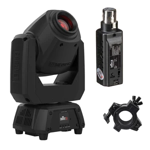 Chauvet DJ Intimidator Spot 260X 75W LED Moving Head, Chauvet DJ D-Fi XLR, O-Clamp Bundle Chauvet DJ Intimidator Spot 260X 75W LED Moving Head, Chauvet DJ D-Fi XLR, O-Clamp Bundle