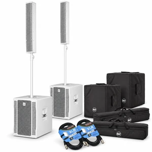 (2)RCF EVOX 12 Column Speaker Array System (White), (2)COVER EVOX12, (2)XLR Cable (2)RCF EVOX 12 Column Speaker Array System (White), (2)COVER EVOX12, (2)XLR Cable