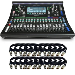 Allen & Heath SQ-5 48-Channel / 36-Bus Digital Mixer with 16+1 Motorized Faders + Free 16 XLR to XLR Cables 50FT Ea. Allen & Heath SQ-5 48-Channel / 36-Bus Digital Mixer with 16+1 Motorized Faders + Free 16 XLR to XLR Cables 50FT Ea.