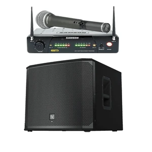 Electro-Voice EKX-18SP 18" Powered Subwoofer + Samson AirLine 77 Handheld Wireless Microphone System Electro-Voice EKX-18SP 18" Powered Subwoofer + Samson AirLine 77 Handheld Wireless Microphone System