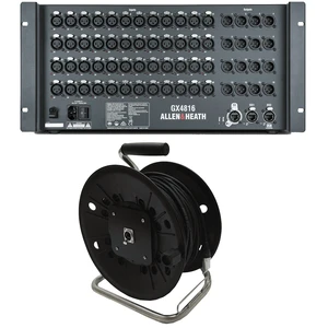 Allen & Heath GX4816 48x16 XLR In/Out Portable GX Expander with DX Sockets + Neutrik Cat5e Lead on Plastic Reel 80 m Ethercon Van Damme Cable Allen & Heath GX4816 48x16 XLR In/Out Portable GX Expander with DX Sockets + Neutrik Cat5e Lead on Plastic Reel 80 m Ethercon Van Damme Cable