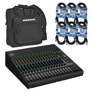Mackie 1604VLZ4 16-Channel 4-Bus Compact Mixer + Mackie 1604 VLZ D Padded Mixer Bag and Cables. Mackie 1604VLZ4 16-Channel 4-Bus Compact Mixer + Mackie 1604 VLZ D Padded Mixer Bag and Cables.