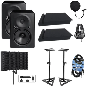 Mackie HR624 MK2 6.7 Pair - Aokeo Reflection Filter - ATH-M20X - Monitor Stands - XLR Cables - Foam Pads - POP Filter Mackie HR624 MK2 6.7 Pair - Aokeo Reflection Filter - ATH-M20X - Monitor Stands - XLR Cables - Foam Pads - POP Filter