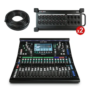 Allen & Heath SQ-5 - (2) Allen & Heath DX168 - GLS Audio 50-Feet Ethercon Compatible RJ45 Allen & Heath SQ-5 - (2) Allen & Heath DX168 - GLS Audio 50-Feet Ethercon Compatible RJ45