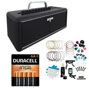 Boss Katana Air - Wireless Guitar Amp with Boss WL-T Transmitter, Duracell AA 8 Pack, LOMEVE Guitar Accessories Kit Bundle Boss Katana Air - Wireless Guitar Amp with Boss WL-T Transmitter, Duracell AA 8 Pack, LOMEVE Guitar Accessories Kit Bundle