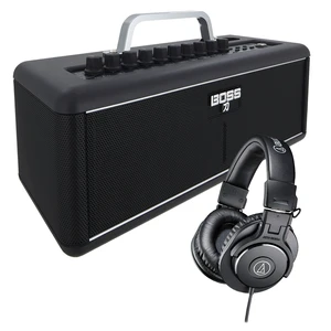 Boss Katana Air - Wireless Guitar Amp with Boss WL-T Transmitter, AT ATH-M30X Bundle Boss Katana Air - Wireless Guitar Amp with Boss WL-T Transmitter, AT ATH-M30X Bundle