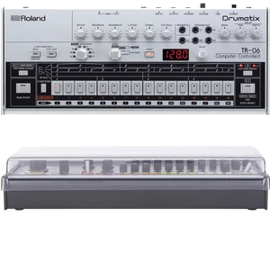 ROLAND BOUTIQUE TR-06 DRUMATIX, DECKSAVER, (2) 1/4 Cables Bundle ROLAND BOUTIQUE TR-06 DRUMATIX, DECKSAVER, (2) 1/4 Cables Bundle