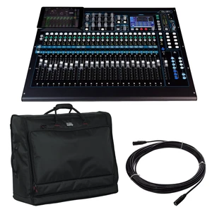Allen & Heath Qu-24C Digital Mixer, Gator G-MIXERBAG-2621, 50FT Ethercon Cable Bundle Allen & Heath Qu-24C Digital Mixer, Gator G-MIXERBAG-2621, 50FT Ethercon Cable Bundle
