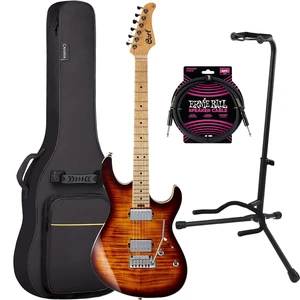 Cort G290 Fat - Antique Violin Burst, CAHAYA Electric Guitar Bag, Gator GFW-GTR-1000, ErnieBall Cable Bundle Cort G290 Fat - Antique Violin Burst, CAHAYA Electric Guitar Bag, Gator GFW-GTR-1000, ErnieBall Cable Bundle
