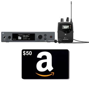 Sennheiser ew IEM G4 Wireless Monitor, Amazon Gift Card $50 Bundle Sennheiser ew IEM G4 Wireless Monitor, Amazon Gift Card $50 Bundle