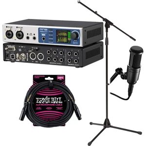 RME Fireface UCX II 40-channel USB Interface, AT AT2020 Mic, ErnieBall XLR, Mic Stand Bundle RME Fireface UCX II 40-channel USB Interface, AT AT2020 Mic, ErnieBall XLR, Mic Stand Bundle