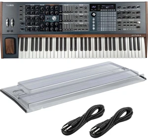 Arturia PolyBrute 6-Voice Analog Synthesizer, Decksaver, (2) 1/4 Cables Bundle Arturia PolyBrute 6-Voice Analog Synthesizer, Decksaver, (2) 1/4 Cables Bundle