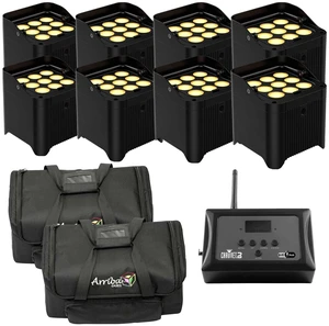 (8) Chauvet DJ Freedom Par Q9, (2) Arriba Bag AC420, Chauvet Remote (FC-W) Bundle (8) Chauvet DJ Freedom Par Q9, (2) Arriba Bag AC420, Chauvet Remote (FC-W) Bundle