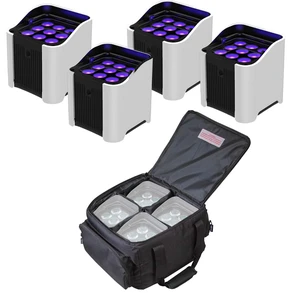 (4) Chauvet DJ Freedom Par H9 IP, IDJFR4 Bag, (4) Chauvet DJ 9 Sleeve Bundle (4) Chauvet DJ Freedom Par H9 IP, IDJFR4 Bag, (4) Chauvet DJ 9 Sleeve Bundle