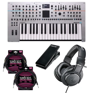 Roland GAIA 2 37-key Virtual Analog Wavetable, AT ATH-M20X, Expression Pedal, (2) 1/4 Cables Bundle Roland GAIA 2 37-key Virtual Analog Wavetable, AT ATH-M20X, Expression Pedal, (2) 1/4 Cables Bundle