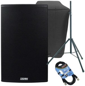 EAW RS151 1500W 15 Powered Loudspeaker, EAW Cover, Speaker Stand, XLR Cable Bundle EAW RS151 1500W 15 Powered Loudspeaker, EAW Cover, Speaker Stand, XLR Cable Bundle