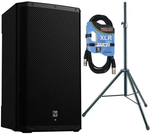 Electro-Voice ZLX-15P-G2 15 1000W Powered Speaker, Speaker Stand, XLR Cable Bundle Electro-Voice ZLX-15P-G2 15 1000W Powered Speaker, Speaker Stand, XLR Cable Bundle