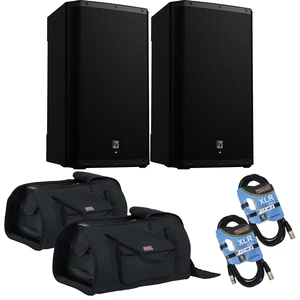 (2) Electro-Voice ZLX-15P-G2 15 1000W Powered Speaker, (2) Gator Tote-15 Bags, (2) XLR Cables Bundle (2) Electro-Voice ZLX-15P-G2 15 1000W Powered Speaker, (2) Gator Tote-15 Bags, (2) XLR Cables Bundle