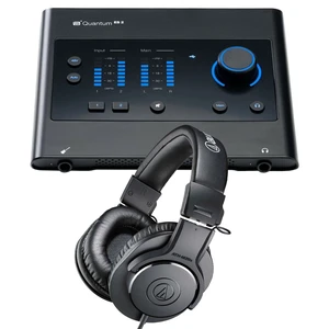 PreSonus Quantum ES 2 USB-C Audio Interface, ATH-M20X Bundle PreSonus Quantum ES 2 USB-C Audio Interface, ATH-M20X Bundle