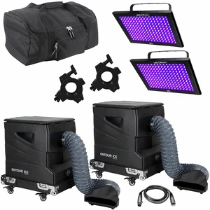 (2) American DJ Entour Ice Low-Lying Tour-Grade Fog Machines with Chauvet DJ LED Shadow Blacklights Package (2) American DJ Entour Ice Low-Lying Tour-Grade Fog Machines with Chauvet DJ LED Shadow Blacklights Package