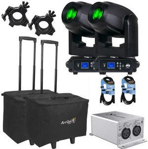 (2) American DJ Focus Spot 5Z 200 Watt, (2) Arriba Case ACR19, (2) Clamps, (2) DMX Cables, (1) Chauvet DJ Xpress 1024 Interface Bundle (2) American DJ Focus Spot 5Z 200 Watt, (2) Arriba Case ACR19, (2) Clamps, (2) DMX Cables, (1) Chauvet DJ Xpress 1024 Interface Bundle