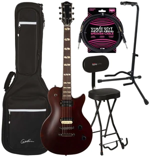 Godin (050482) Summit Classic HT - Havana Brown, Gator GFW-GTR-1000 Stand, Gator GFW-GTR-SEAT, ErnieBall Cable Bundle Godin (050482) Summit Classic HT - Havana Brown, Gator GFW-GTR-1000 Stand, Gator GFW-GTR-SEAT, ErnieBall Cable Bundle
