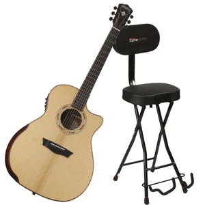 Washburn Comfort G25SCE Acoustic EG, Natural, GFW-GTR-SEAT Bundle Washburn Comfort G25SCE Acoustic EG, Natural, GFW-GTR-SEAT Bundle