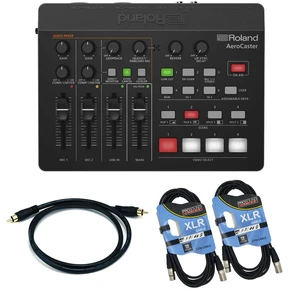Roland VRC-01 AeroCaster, (2) XLR Cables, RCA Cable Bundle Roland VRC-01 AeroCaster, (2) XLR Cables, RCA Cable Bundle