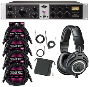 Universal Audio 6176 Vintage Tube Channel, (4) ErnieBall XLR 25FT, Audio Technica ATH-M50X Bundle Universal Audio 6176 Vintage Tube Channel, (4) ErnieBall XLR 25FT, Audio Technica ATH-M50X Bundle