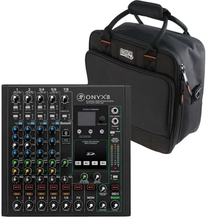 Mackie Onyx8 8-channel Mixer, Gator G-MIXERBAG-1212 Bundle Mackie Onyx8 8-channel Mixer, Gator G-MIXERBAG-1212 Bundle