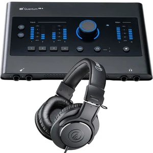 PreSonus Quantum ES 4 USB-C Audio Interface, ATH-M20X Bundle PreSonus Quantum ES 4 USB-C Audio Interface, ATH-M20X Bundle