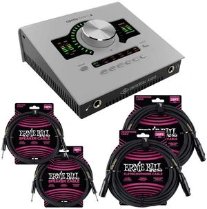 Universal Audio Apollo Twin X DUO G2 with UAD Analog Classics Audio Interface - (2) ErnieBall XLR 25Ft - (2) ErnieBall 1/4 Bundle Universal Audio Apollo Twin X DUO G2 with UAD Analog Classics Audio Interface - (2) ErnieBall XLR 25Ft - (2) ErnieBall 1/4 Bundle